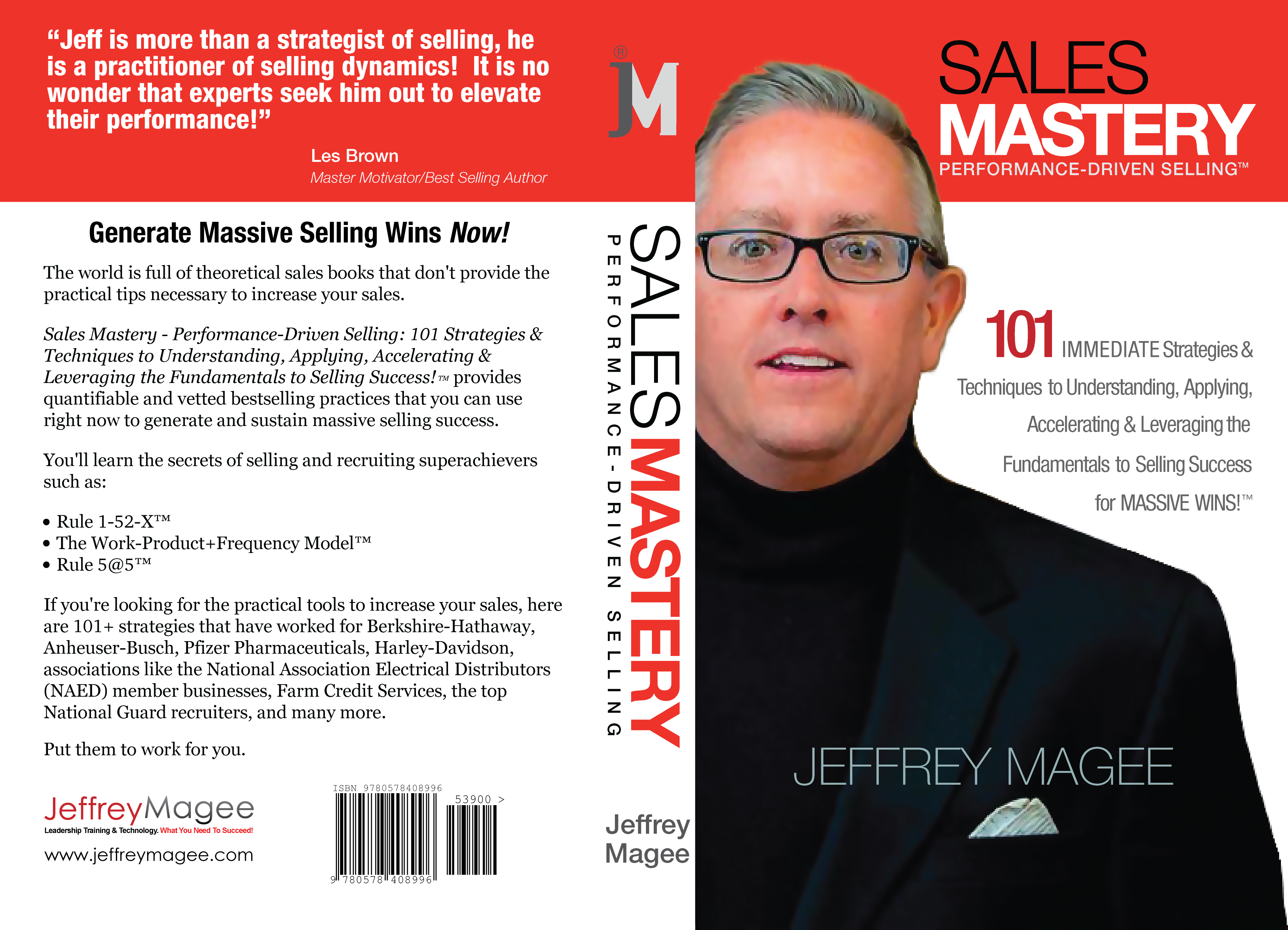 Sales Mastery Performance Driven Selling Front & Back Book Cover